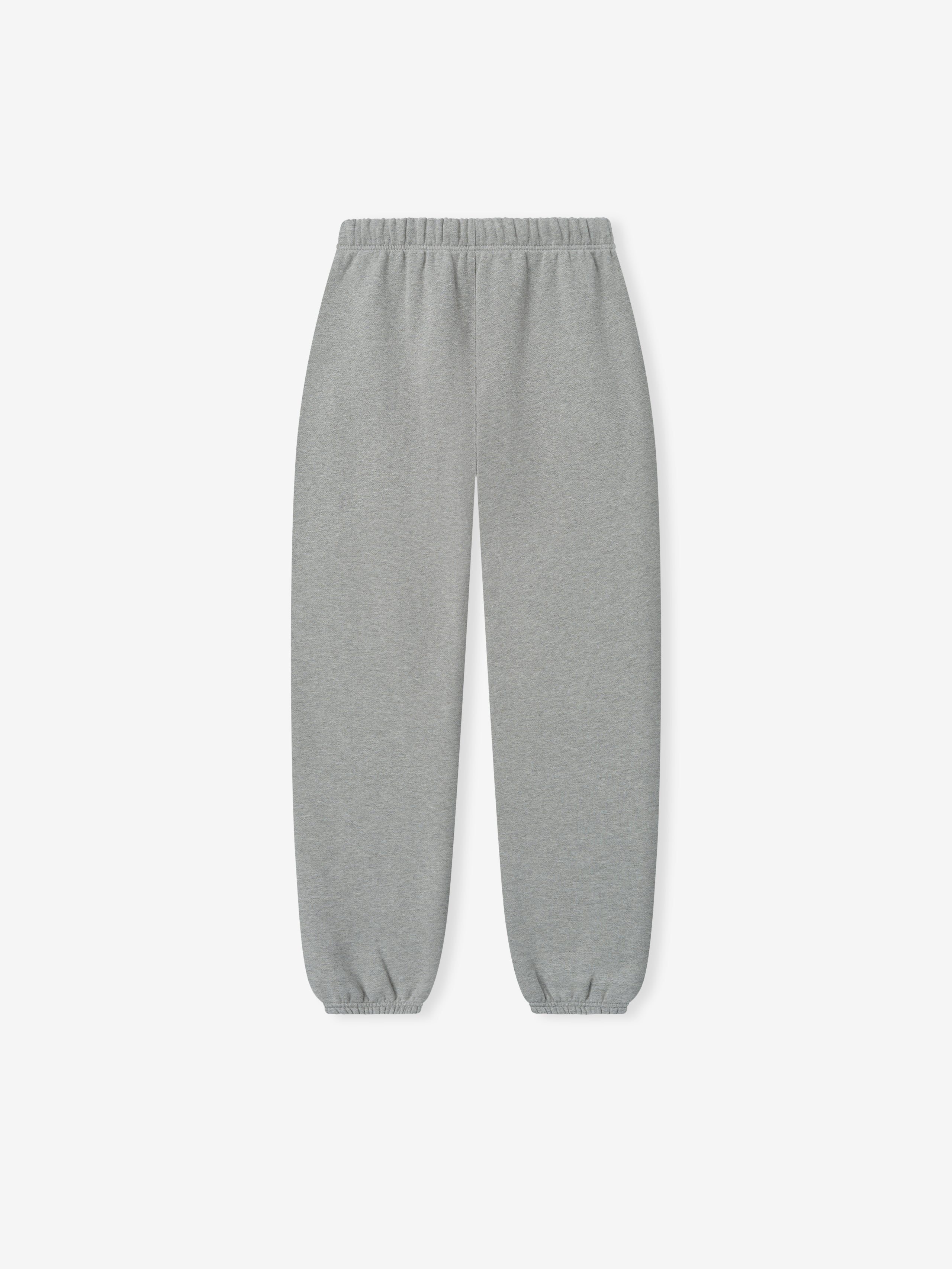 Gray sweatpants on a white background