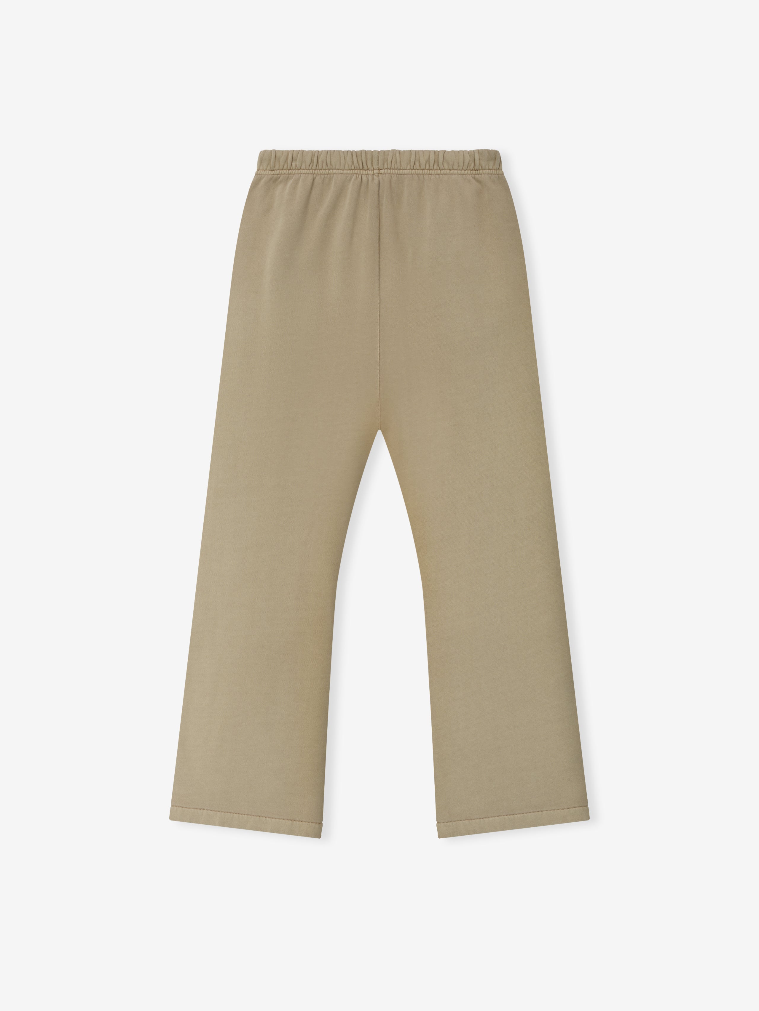 Beige pants on a white background