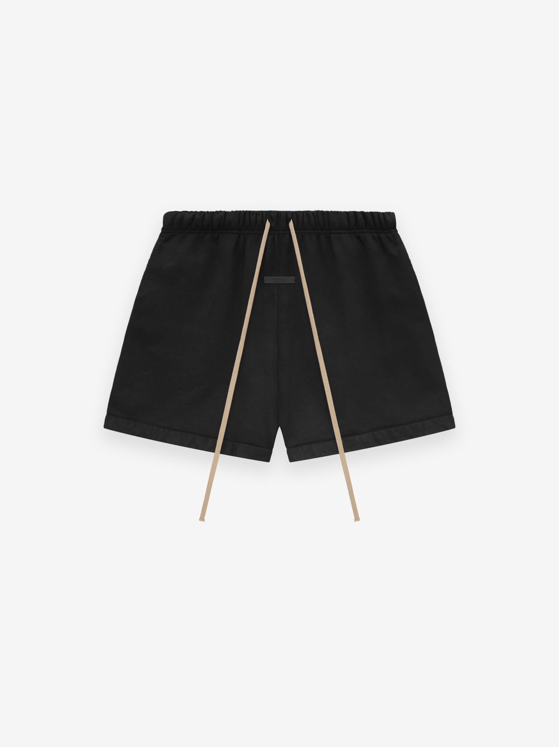 Heavy Fleece Soccer Short - Black | Fear of God ESSENTIALS | Fear of God