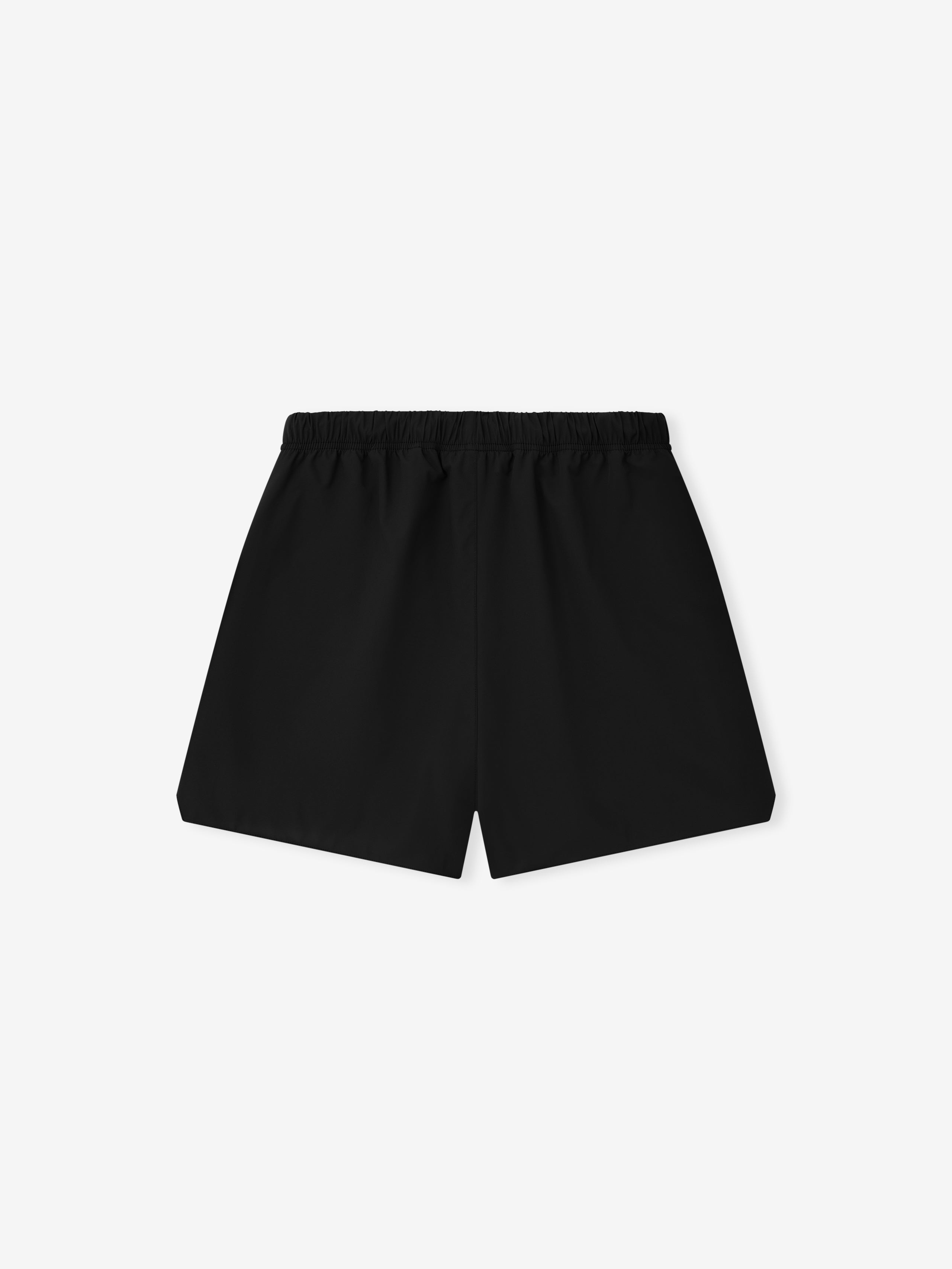Back view of black Spurs Classic Short with elastic waistband and clean, simple design in gallery position 0