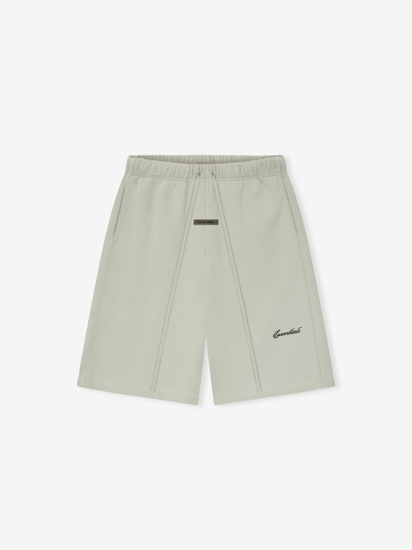 Relaxed Fleece Sweatshort With Piping