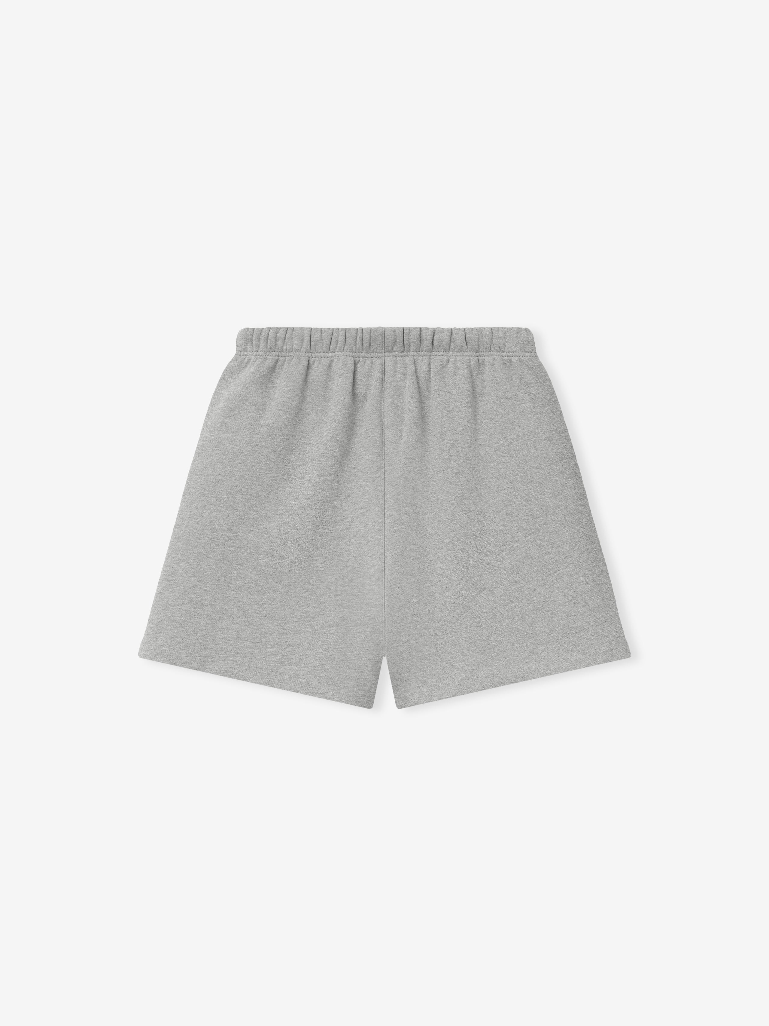 Gray shorts on a white background