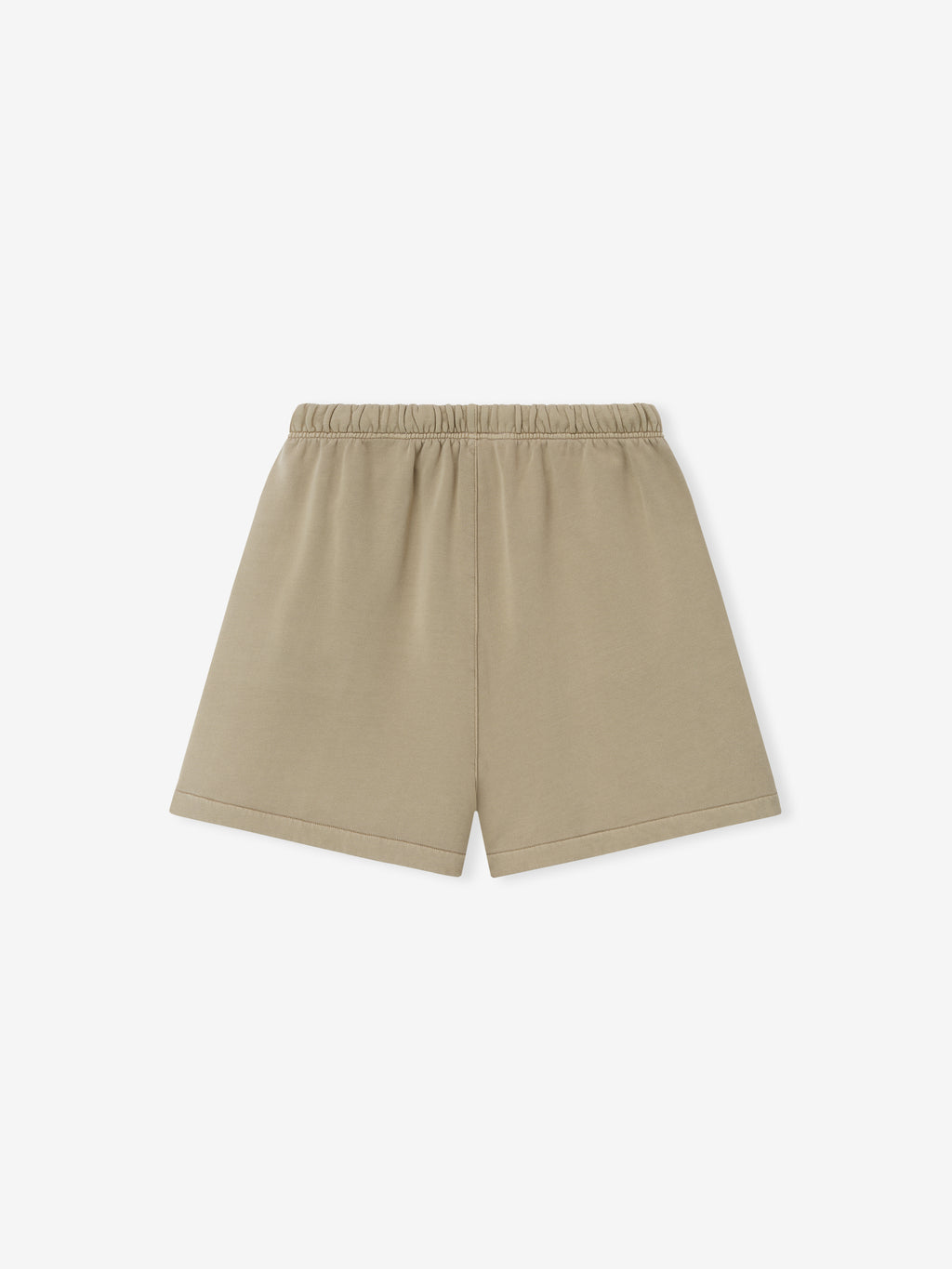 Beige shorts on a white background