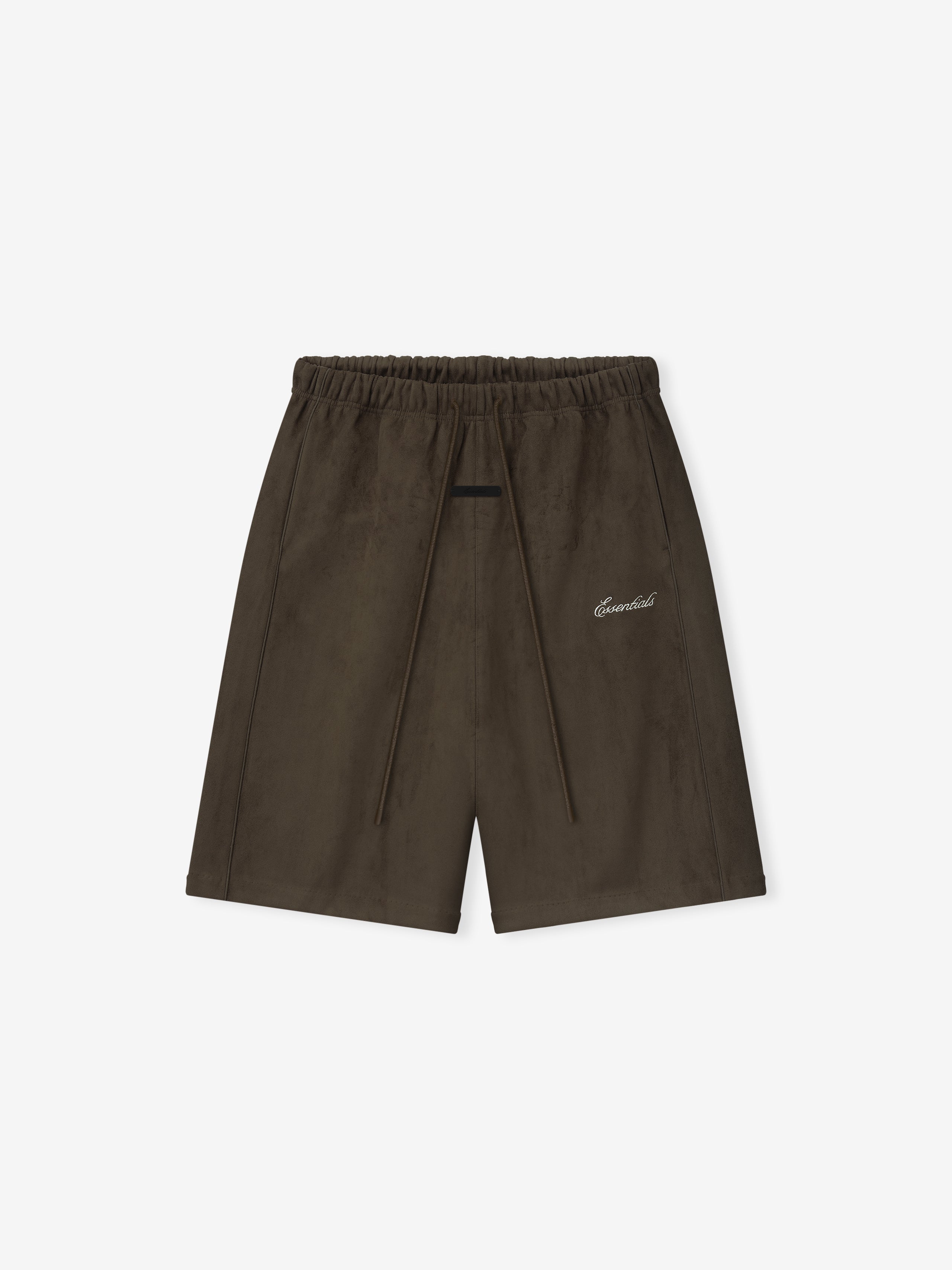 Suede Fleece Signature Relaxed Sweatshort W/ Piping – Fear of God