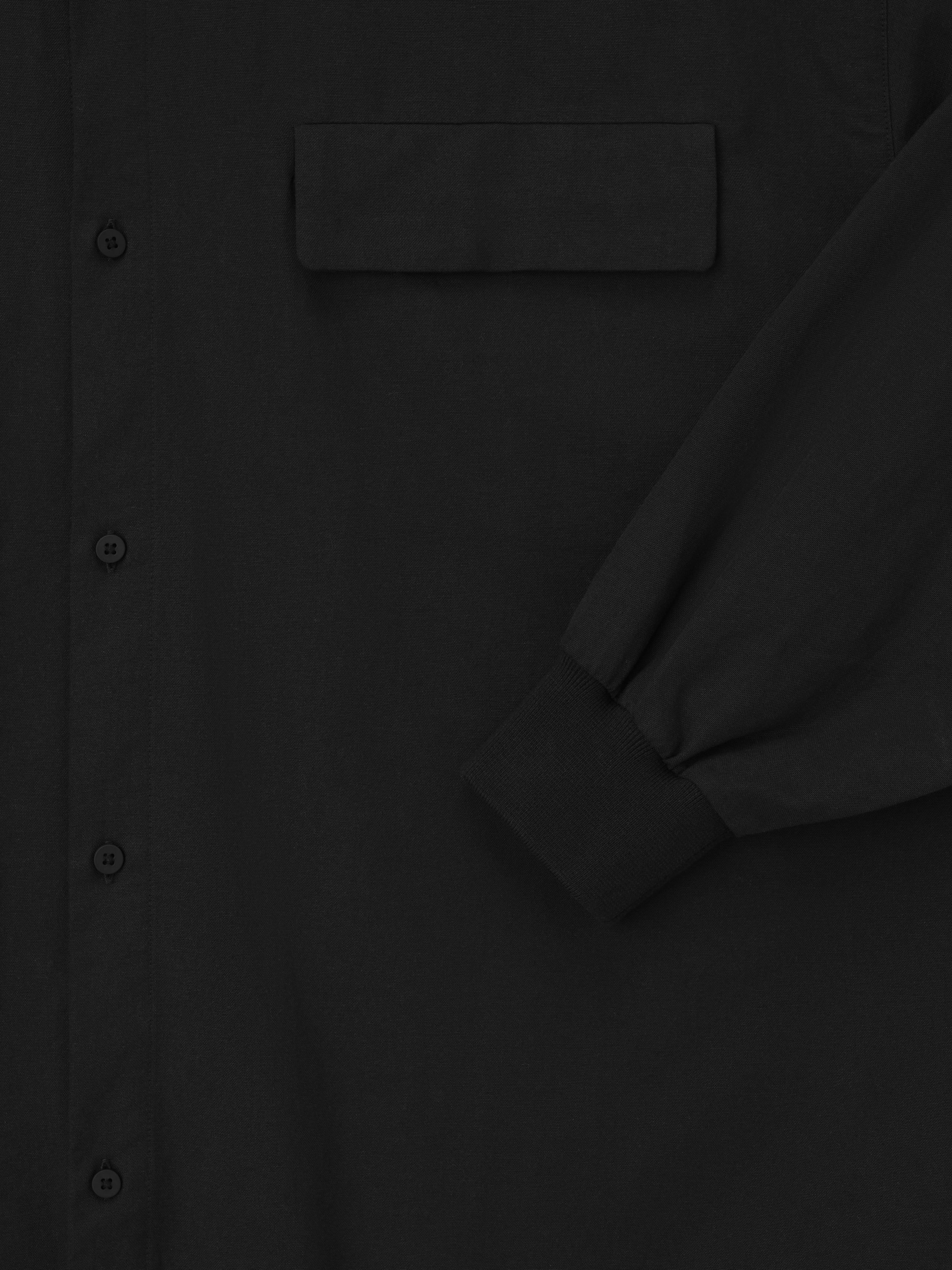 Oxford Shirt in Jet Black | Fear of God ESSENTIALS
