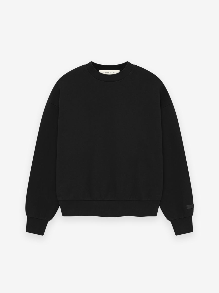Essentials SS26 Classic Crewneck Sweatshirt Vintage Black / XS view 4