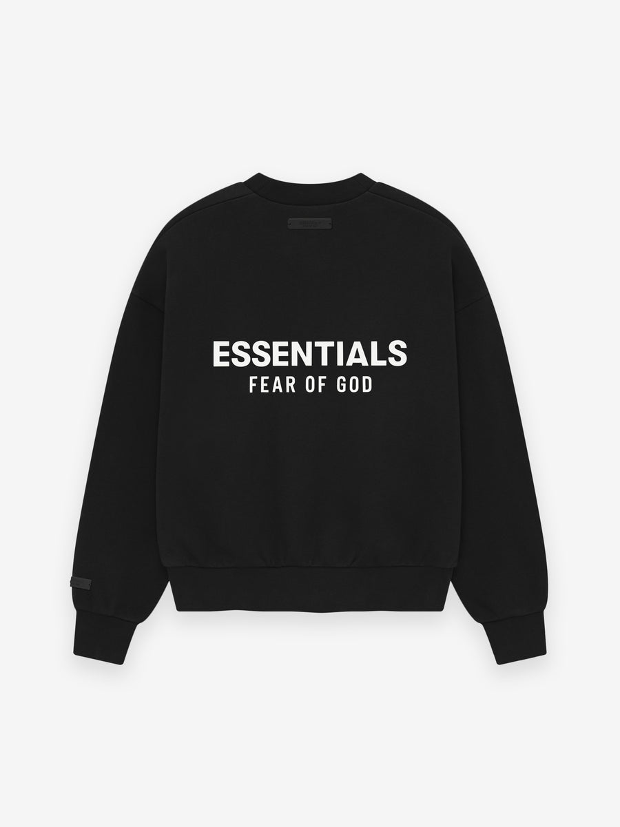 Essentials SS26 Classic Crewneck Sweatshirt Vintage Black / XS view 5