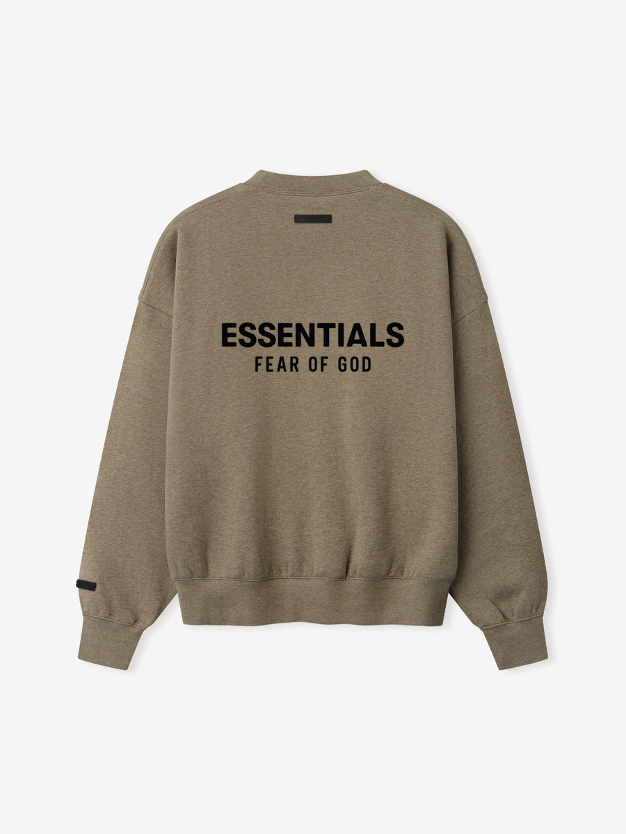 Essentials SS26 Classic Crewneck Sweatshirt Homestead Heather / XS view 2