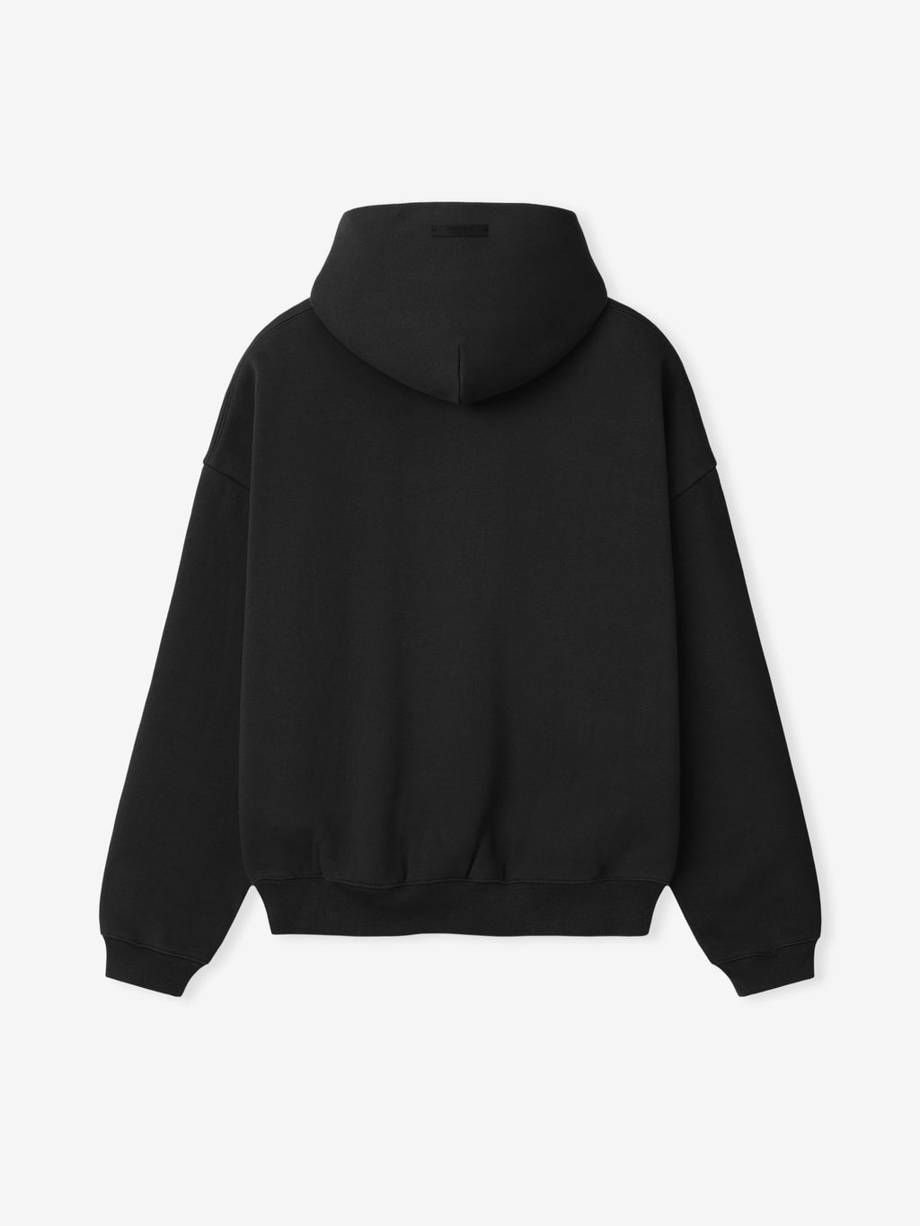 Black hoodie on a white background