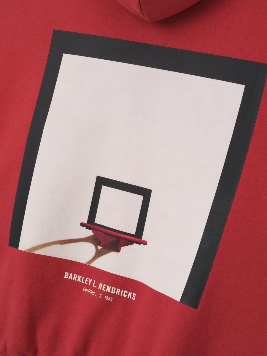 Sixers X Barkley Hendricks 90s Hoodie Faded Garnet / XS view 6