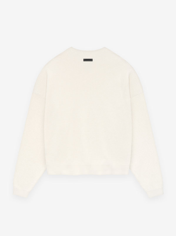 Waffle Crewneck Sweater