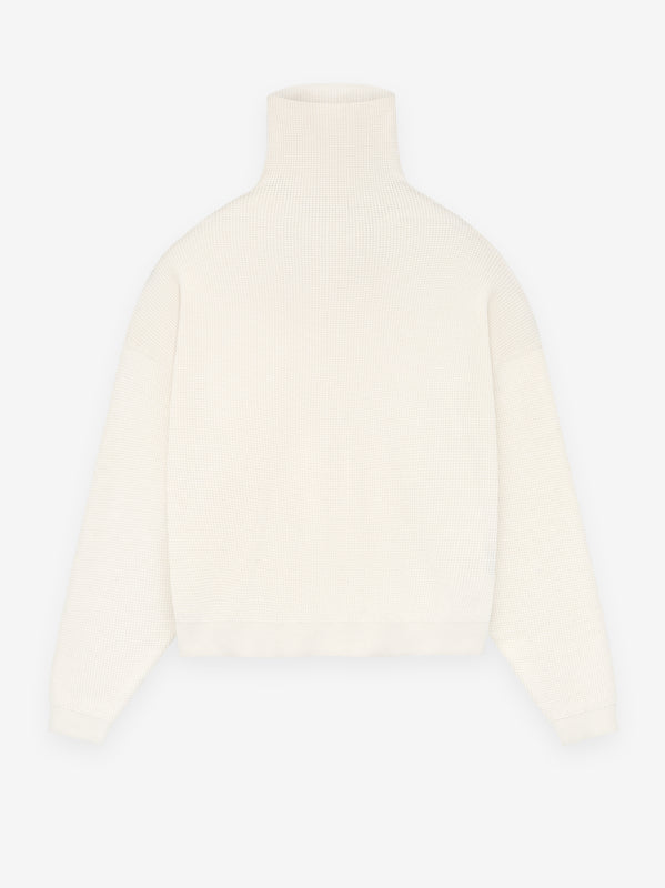 Waffle Turtleneck