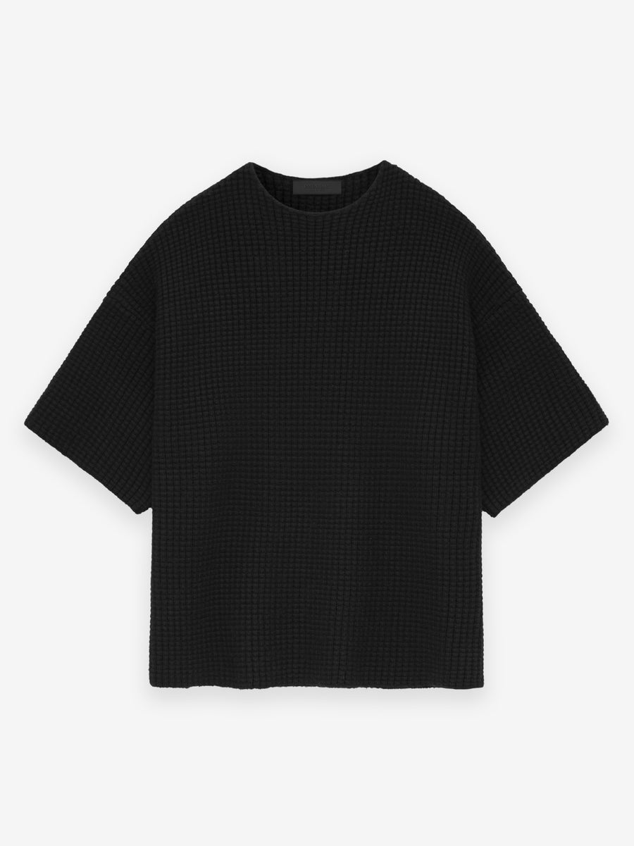 Heavy Waffle Short Sleeve Crewneck Sweater - Fear of God