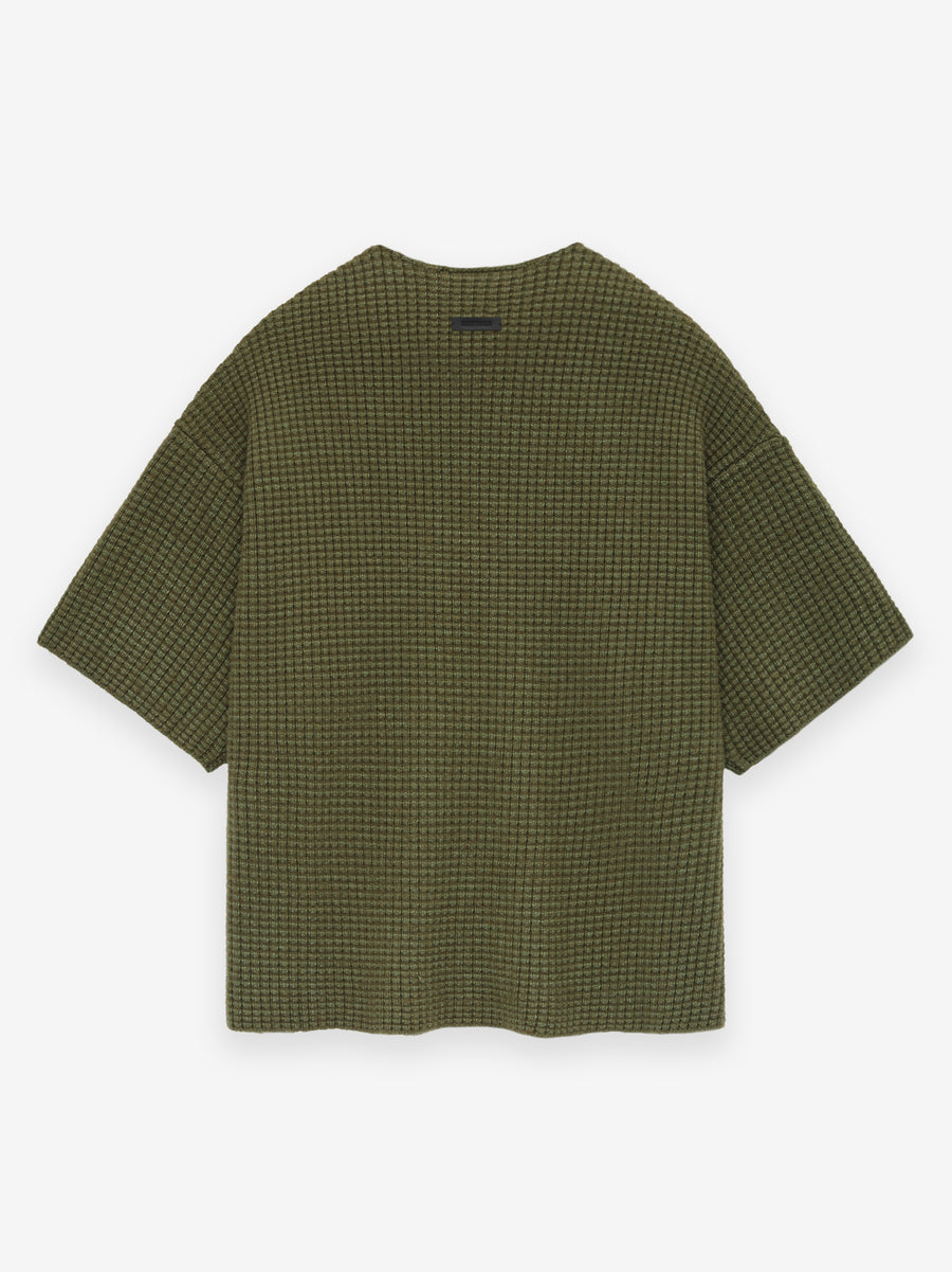 Heavy Waffle Short Sleeve Crewneck Sweater - Fear of God