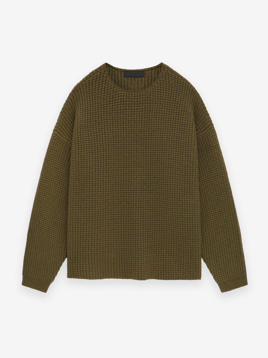 Heavy Waffle Crewneck Sweater - Fear of God