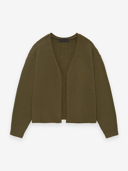 Heavy Waffle Cardigan