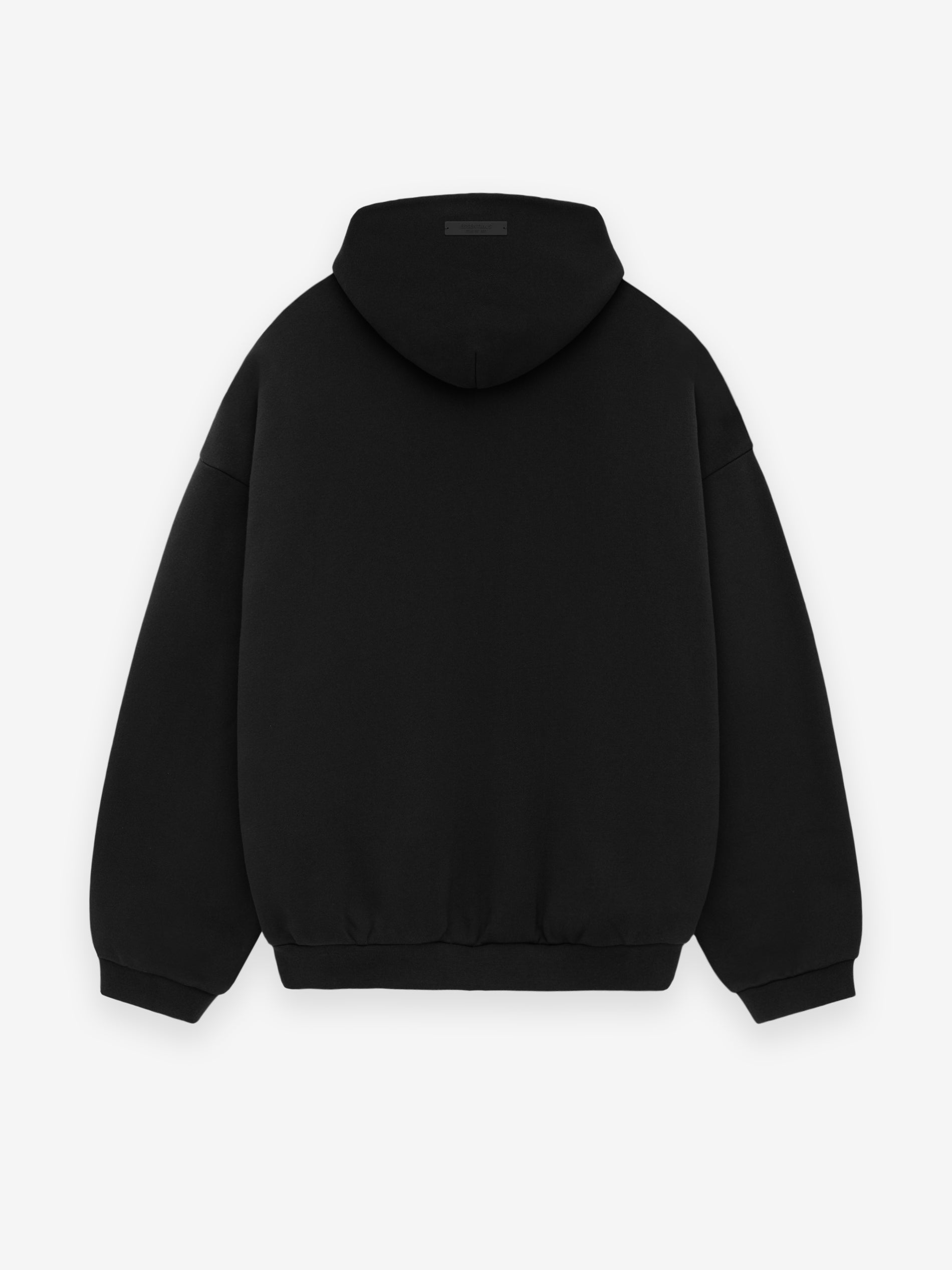 Fleece Hoodie - Black | ESSENTIALS | Fear of God