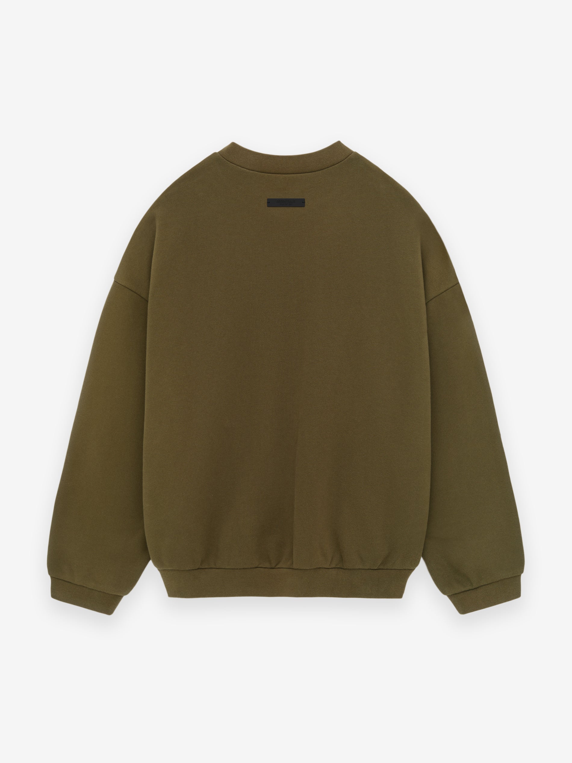 Olive green crew neck sweater best sale