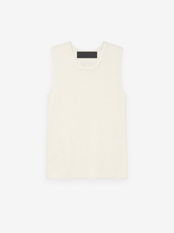 Womens Waffle Tank