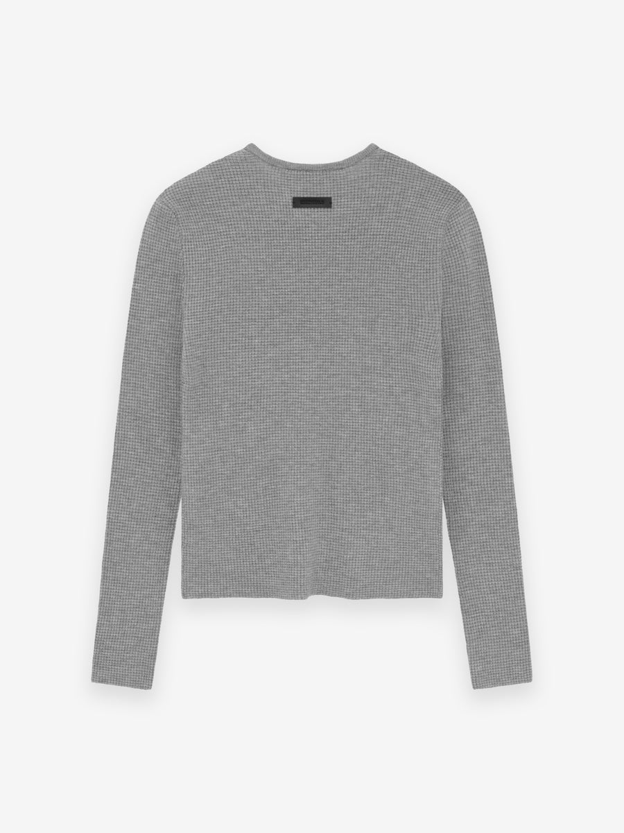 Womens Waffle Fitted Long Sleeve Sweater - Fear of God