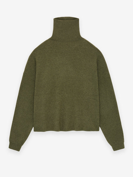 Womens Fleece Cropped Crewneck