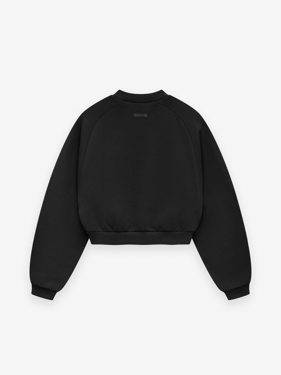 Womens Fleece Cropped Crewneck - Fear of God