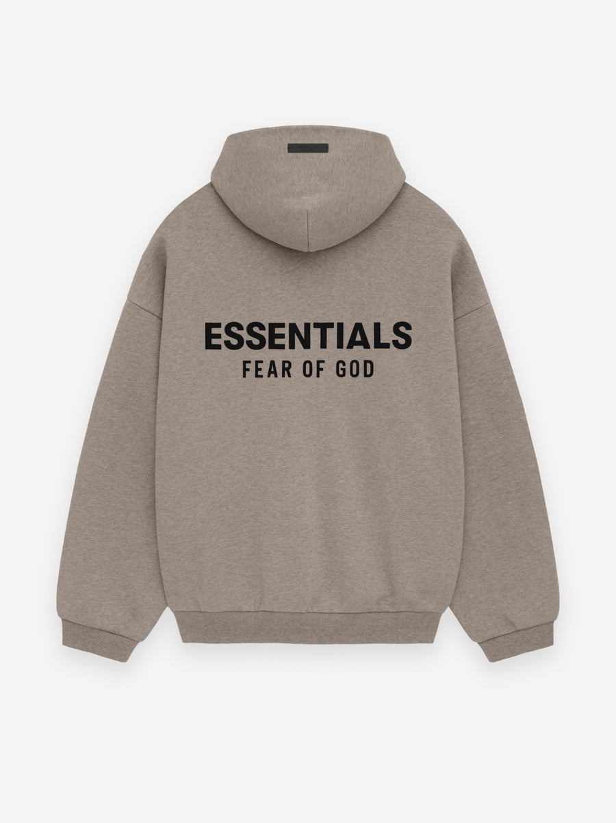 Fleece Hoodie in Heather Gray | Fear of God ESSENTIALS | Fear of God