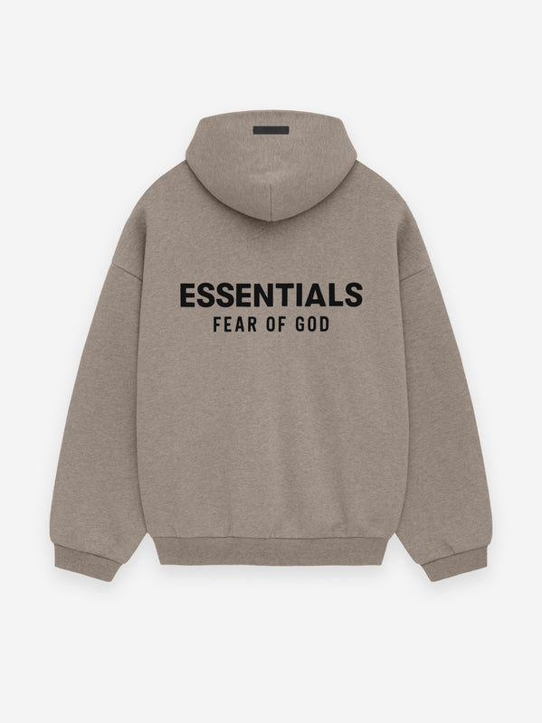 Fleece Hoodie in Heather Gray Fear of God ESSENTIALS Fear of God