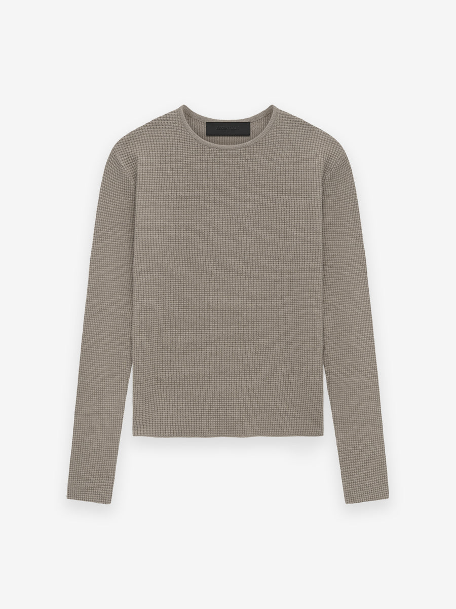 Women's Waffle Fitted Long Sleeve Sweater - Fear of God