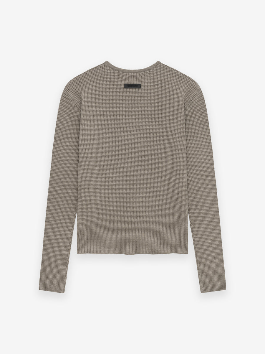 Women's Waffle Fitted Long Sleeve Sweater - Fear of God