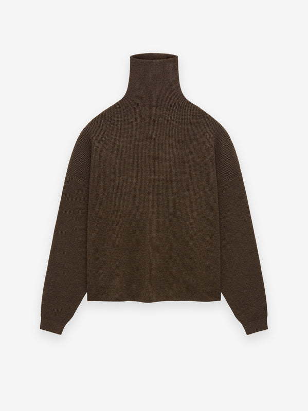 Heavy Waffle Turtleneck