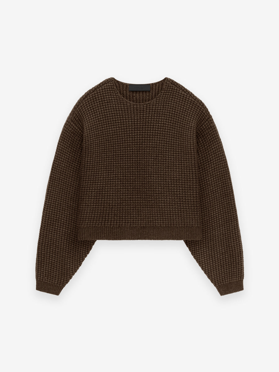 Women's Heavy Waffle Cropped Sweater - Fear of God