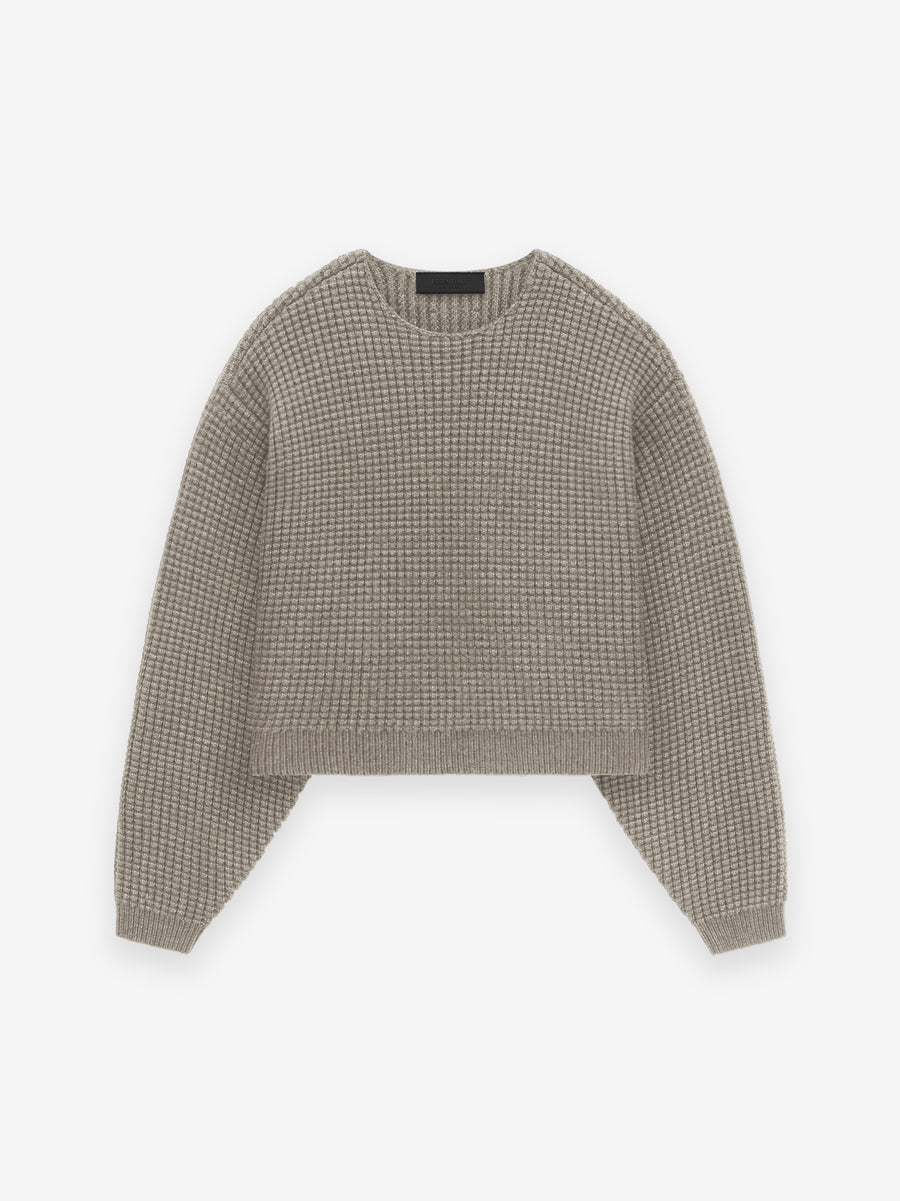 Women's Heavy Waffle Cropped Sweater - Fear of God