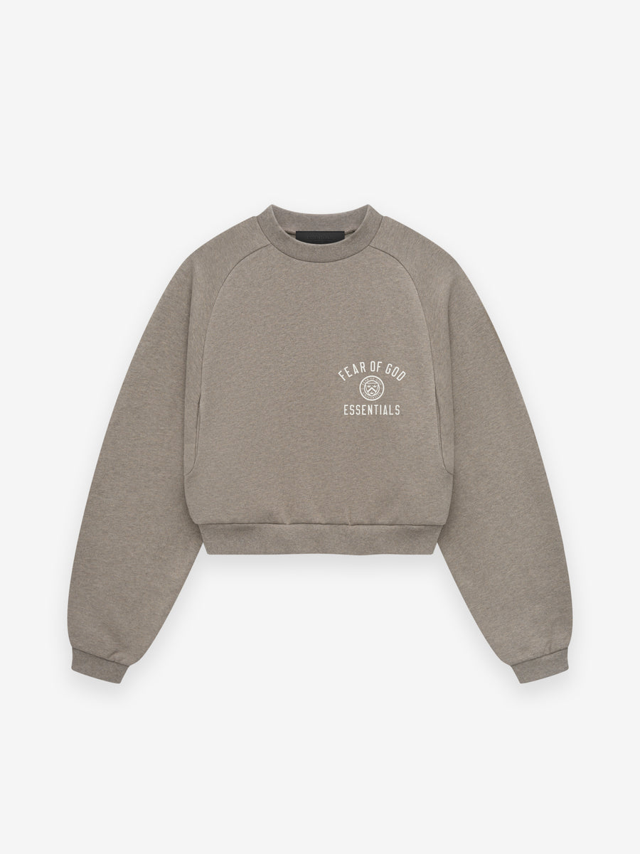 Women's Fleece Cropped Crewneck - Fear of God