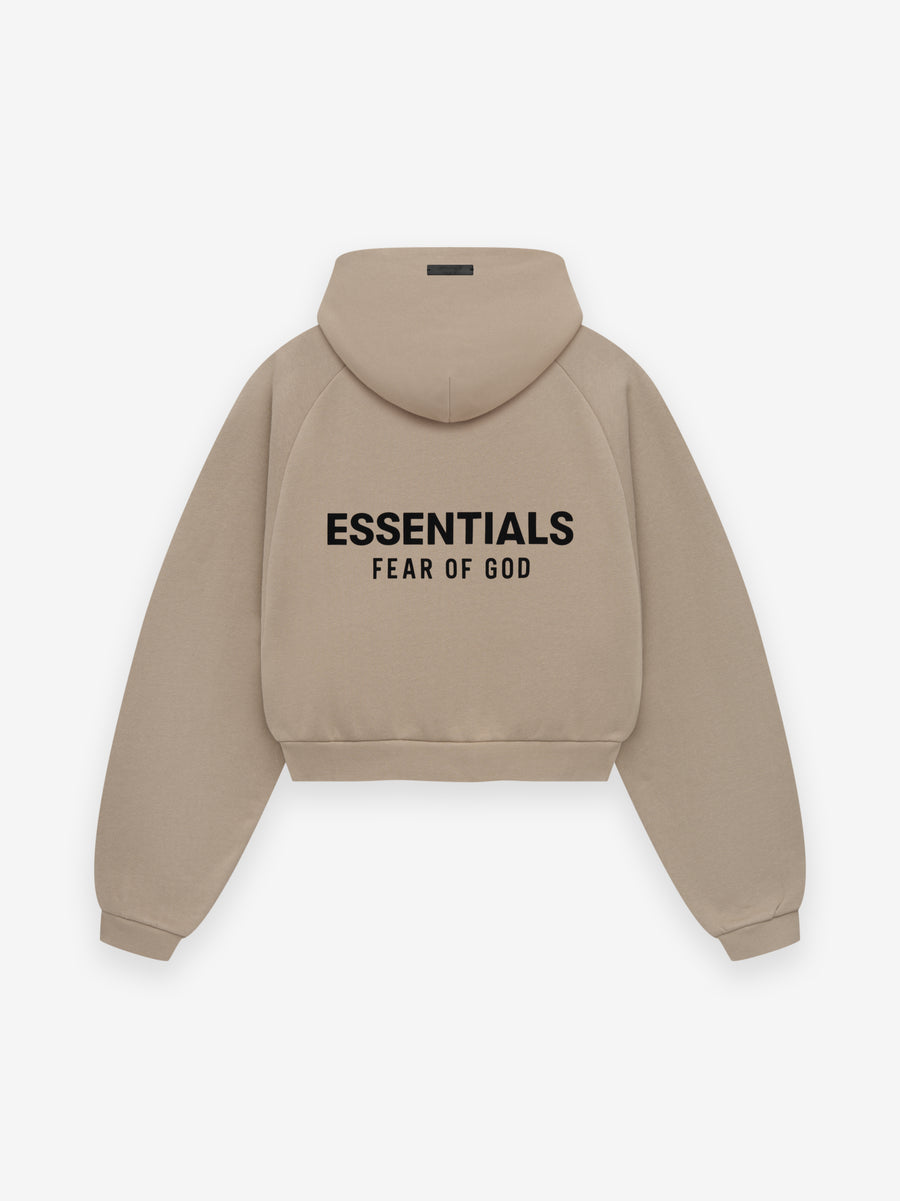 Women's Fleece Cropped Hoodie - Fear of God