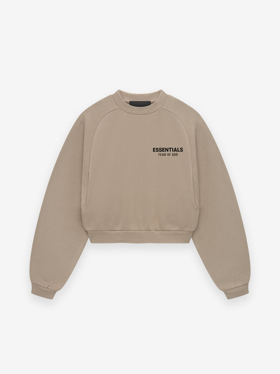 Women's Fleece Cropped Crewneck - Fear of God