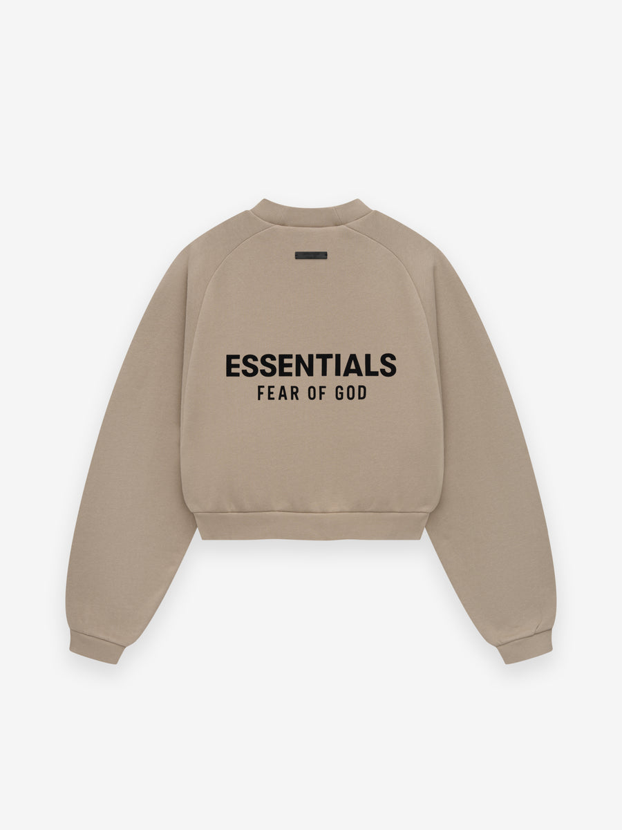 Women's Fleece Cropped Crewneck - Fear of God