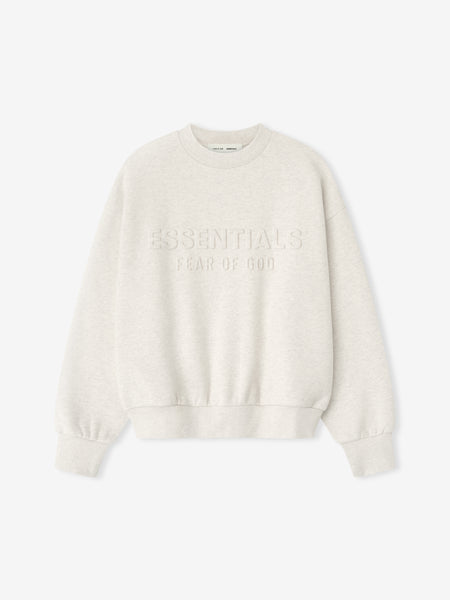 Embossed Classic Crewneck Sweatshirt