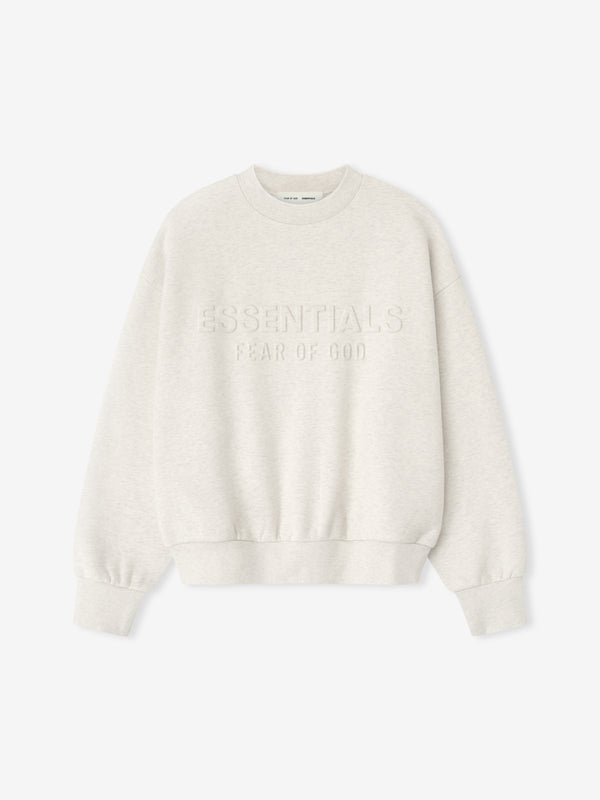 Embossed Classic Crewneck Sweatshirt