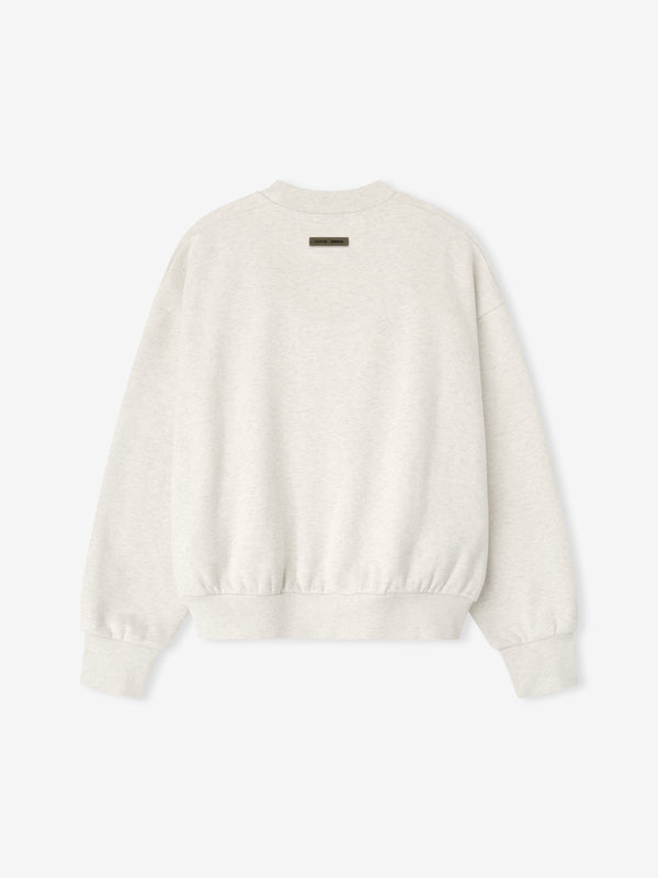 Embossed Classic Crewneck Sweatshirt
