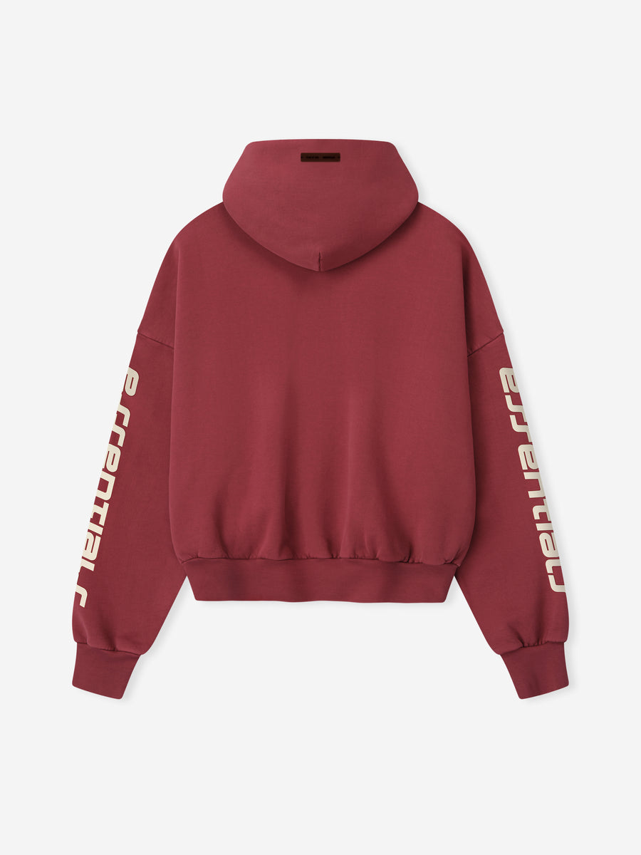 Cropped Relaxed Hoodie