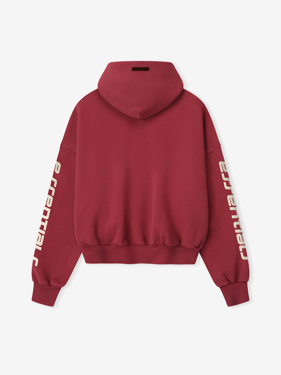 Cropped Relaxed Hoodie