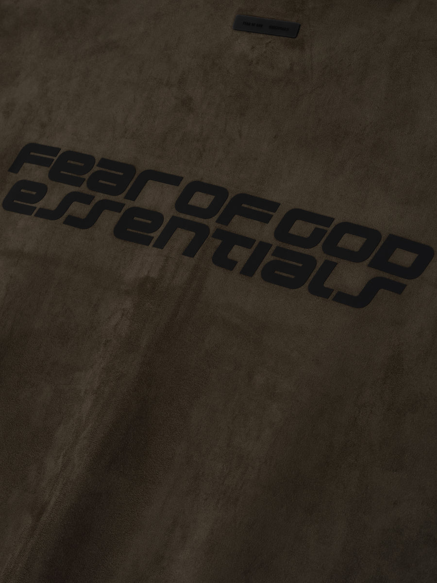 Suede Fleece High Neck 3/4 Sleeve Jacket - Fear of God