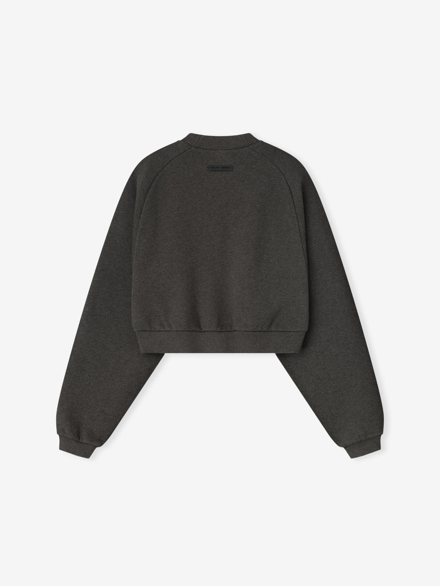 Womens Embossed 90s Raglan Crewneck Sweatshirt - Fear of God
