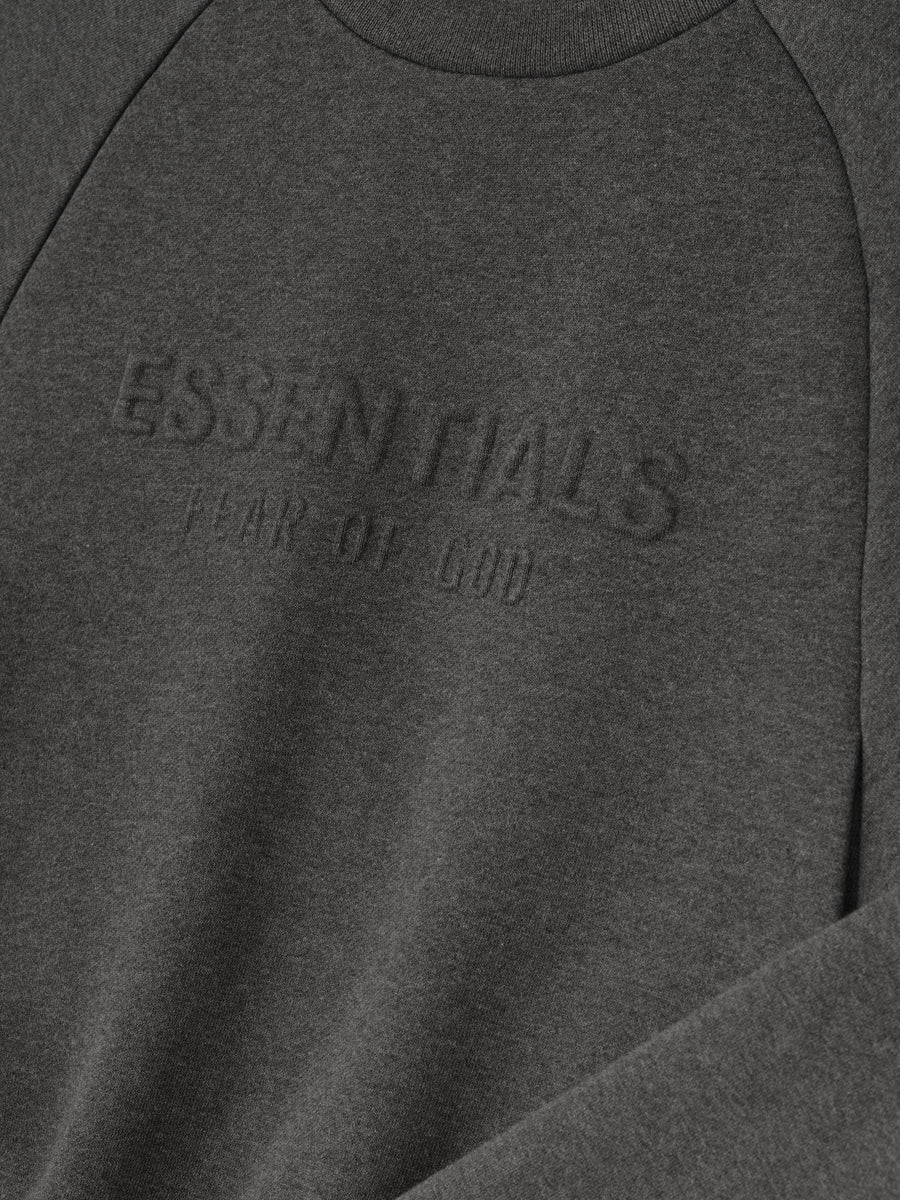 Womens Embossed 90s Raglan Crewneck Sweatshirt - Fear of God