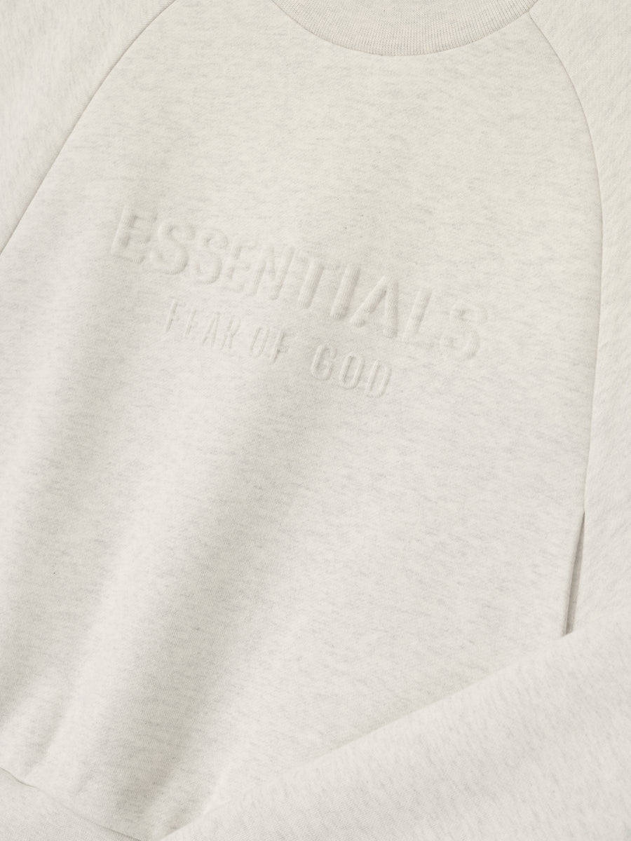 Womens Embossed 90s Raglan Crewneck Sweatshirt - Fear of God