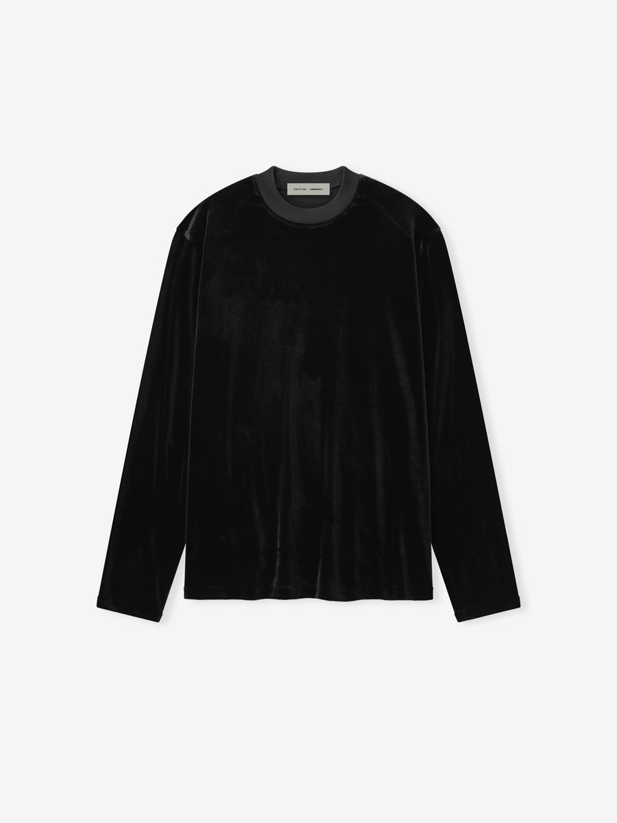 Womens Velour Classic Long Sleeve Tee - Fear of God