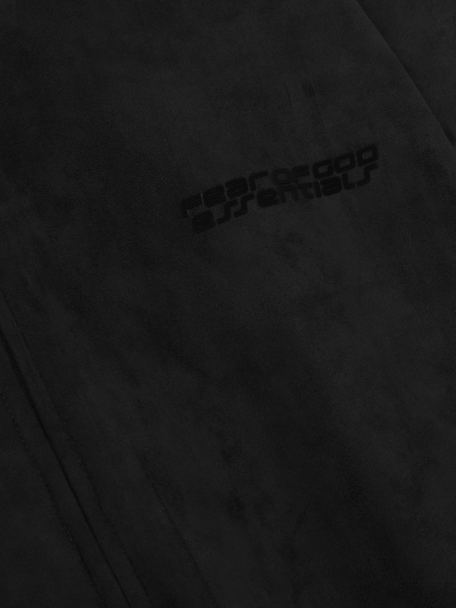 Womens Suede Fleece Vintage Track Jacket - Fear of God