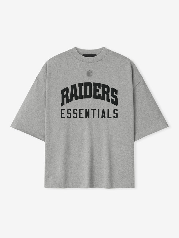 Raiders 90s 3/4 Sleeve Football Tee