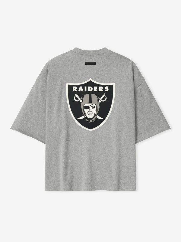 Raiders 90s 3/4 Sleeve Football Tee